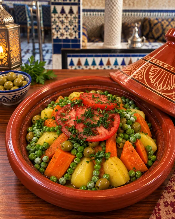 Tajine berbère aux légumes